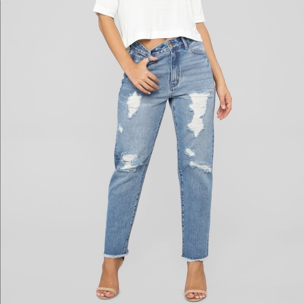 Simple Things High Rise BoyFriend Jeans